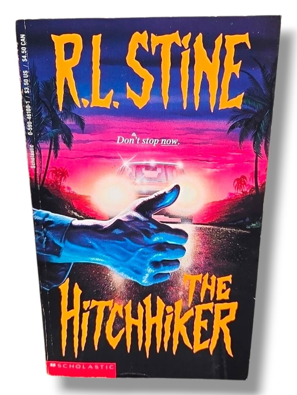 The Hitchhiker R.L. Stine Point Horror 1st Edition Vintage YA Thriller Book